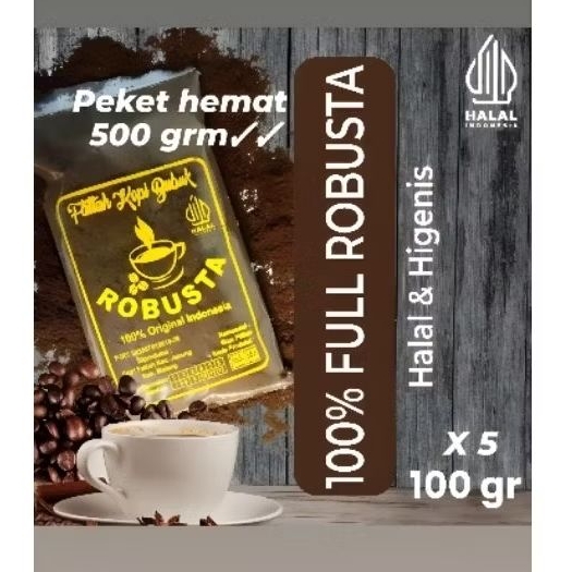 

Kopi bubuk robusta malang 500 grm paket hemat Wangi, murni, Tanpa campuran