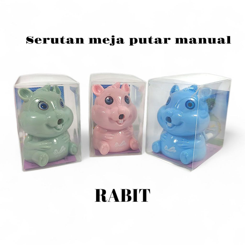 

Serutan Pencil Meja (Rabbit) – Serutan Pensil Manual Bentuk Kelinci