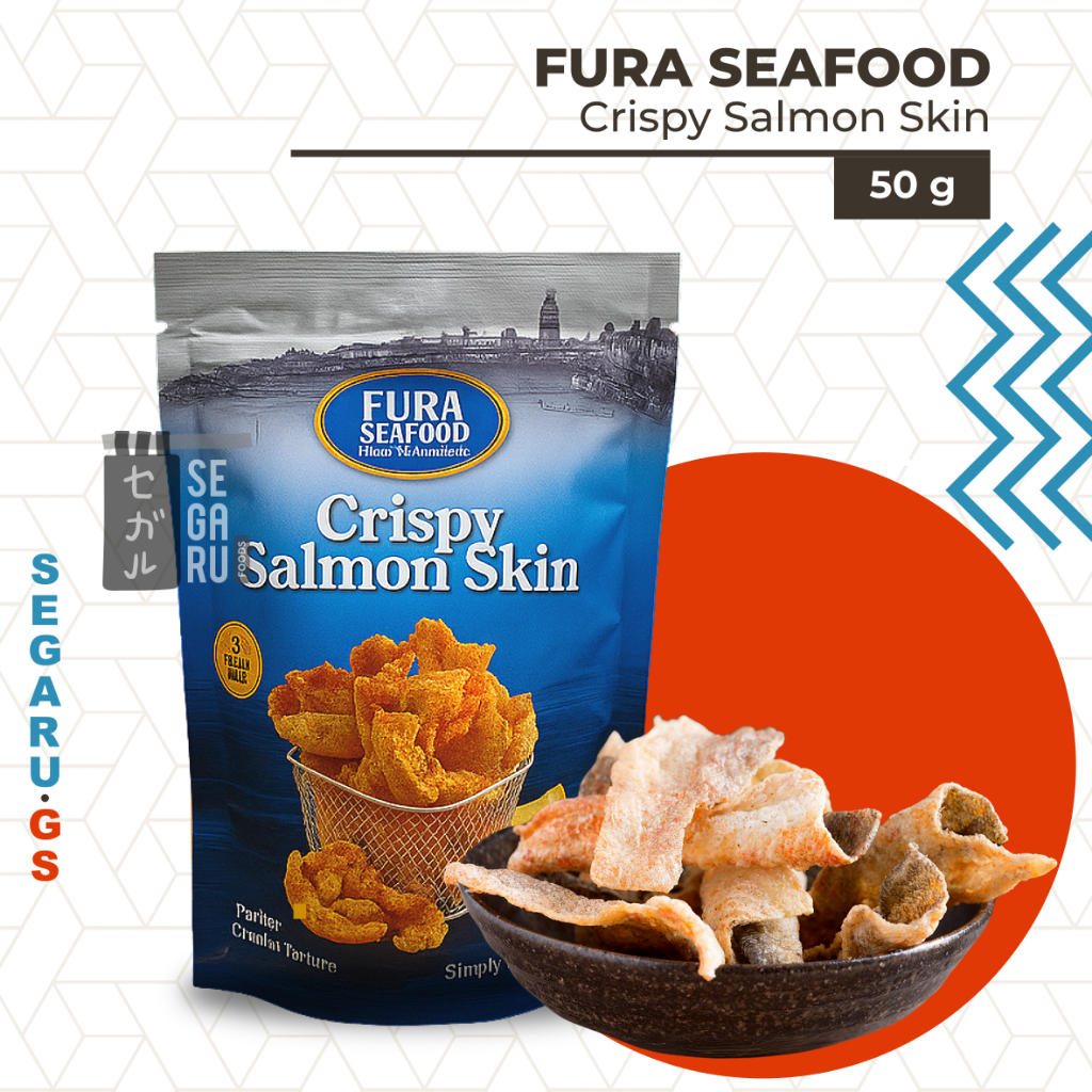 

Fura Seafood Crispy Salmon Skin Snack | Keripik Kulit Ikan Salmon