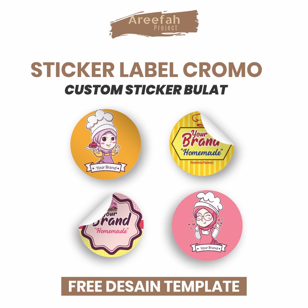 

Areefah Areefah Cetak Stiker Label Chromo | Cetak Stiker Custom | Stiker Label Kemasan
