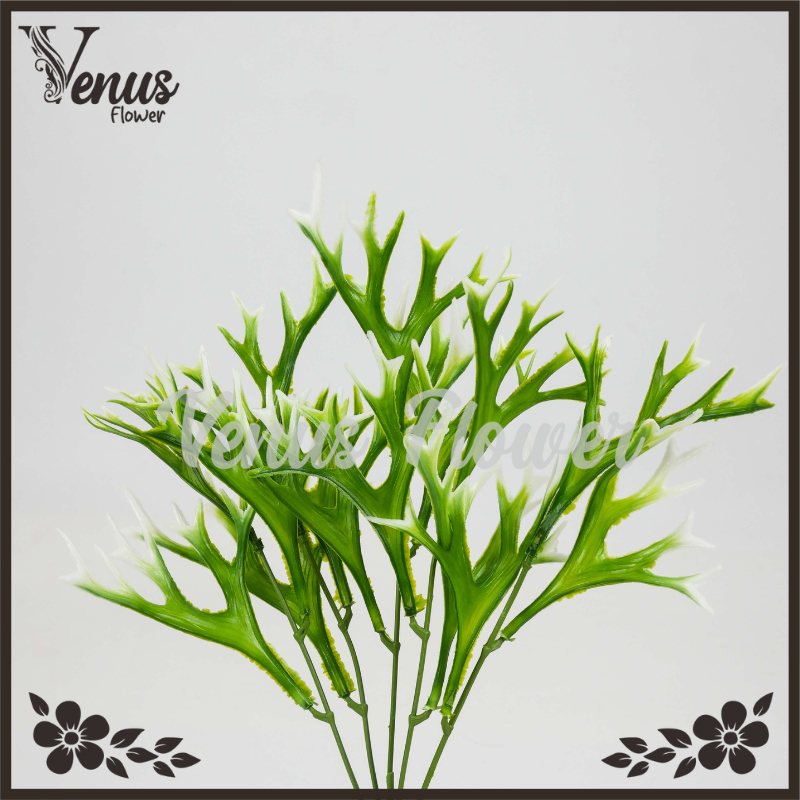 (VENUS)  COD DAUN TANDUK RUSA CABANG 5 ARTIFICIAL - HIASAN DEKORAS- HIASAN DINDING
