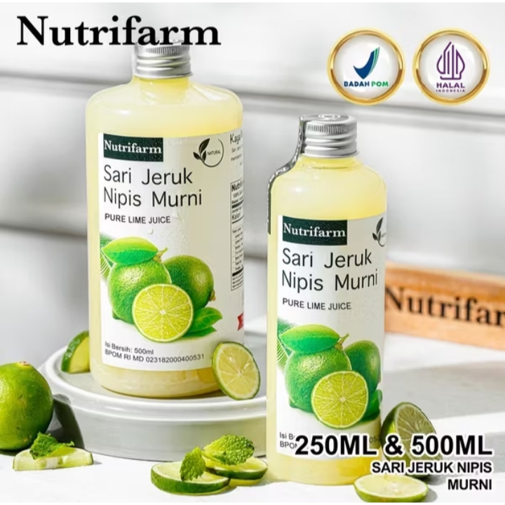 

Nutrifarm Sari Jeruk Nipis 500ml & 250ml