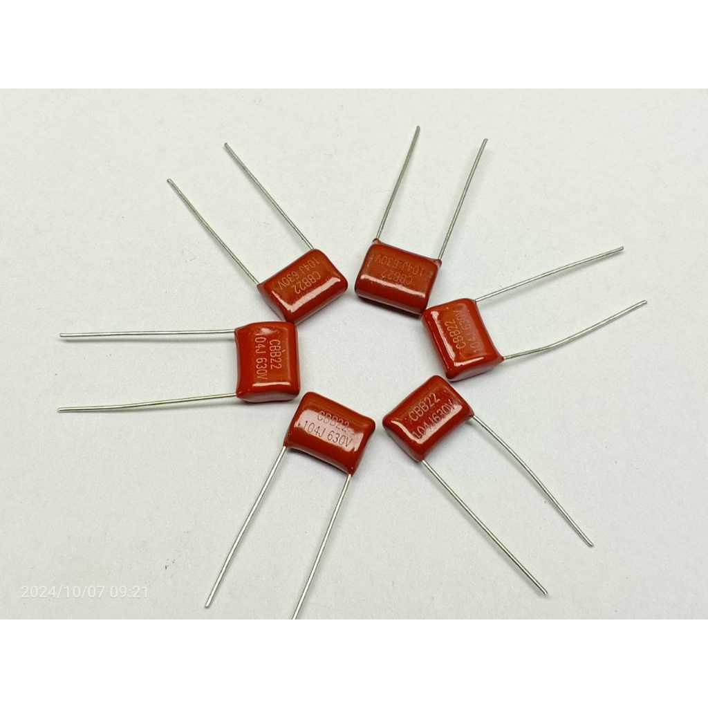 Kapasitor Capasitor MKT 104J 630V 0.1uF 630Volt 100nF 630 104