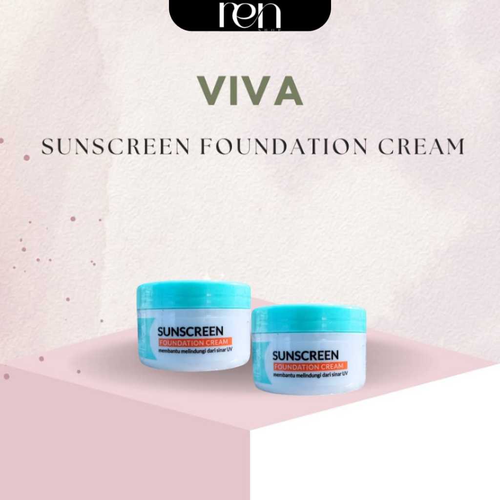 Viva Sunscreen Foundation Cream 22gr - Tabir Surya