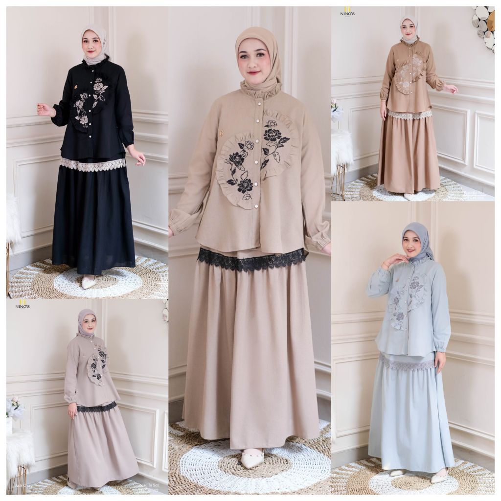 Stelan Terbaru Rosella set by ninos Design