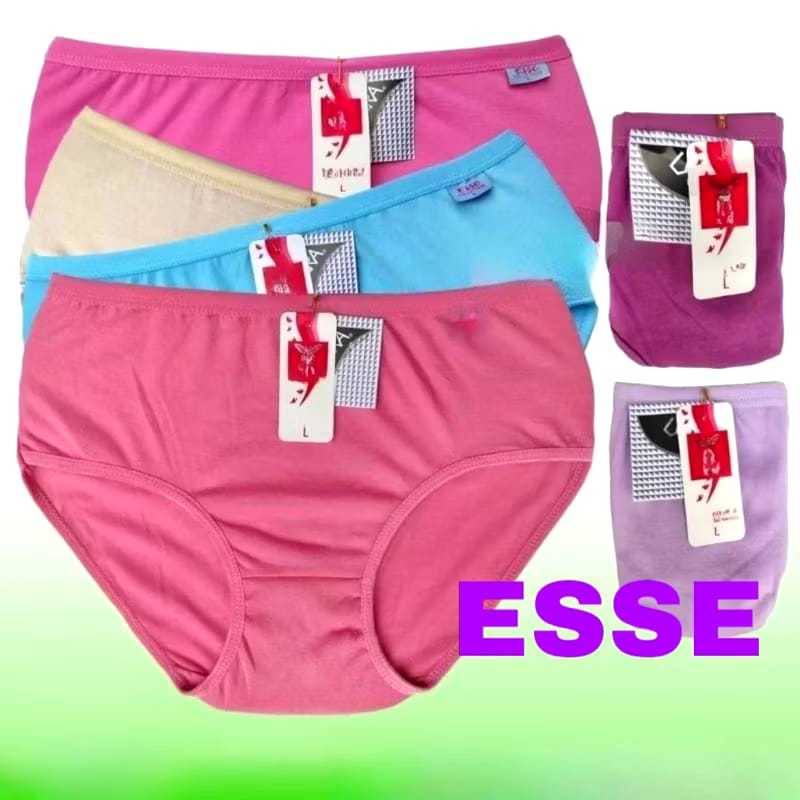 ESSE CELANA DALAM WANITA Celana Dalam Wanita Essé Motif Polos Katun Import Premium Celana dalam wani