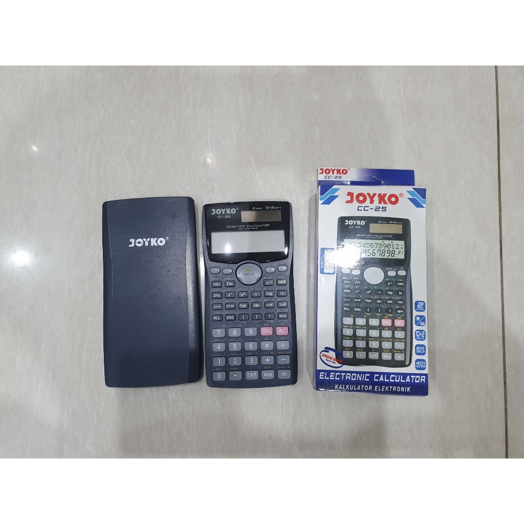 

Calculator Kalkulator Joyko CC-25 Scientific 401 Functions. Bekas Mulus