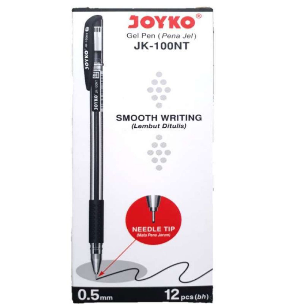 

Bolpoin Joyko JK-100NT | JK-100 | Termurah 1 lusin 12 PCS warna hitam