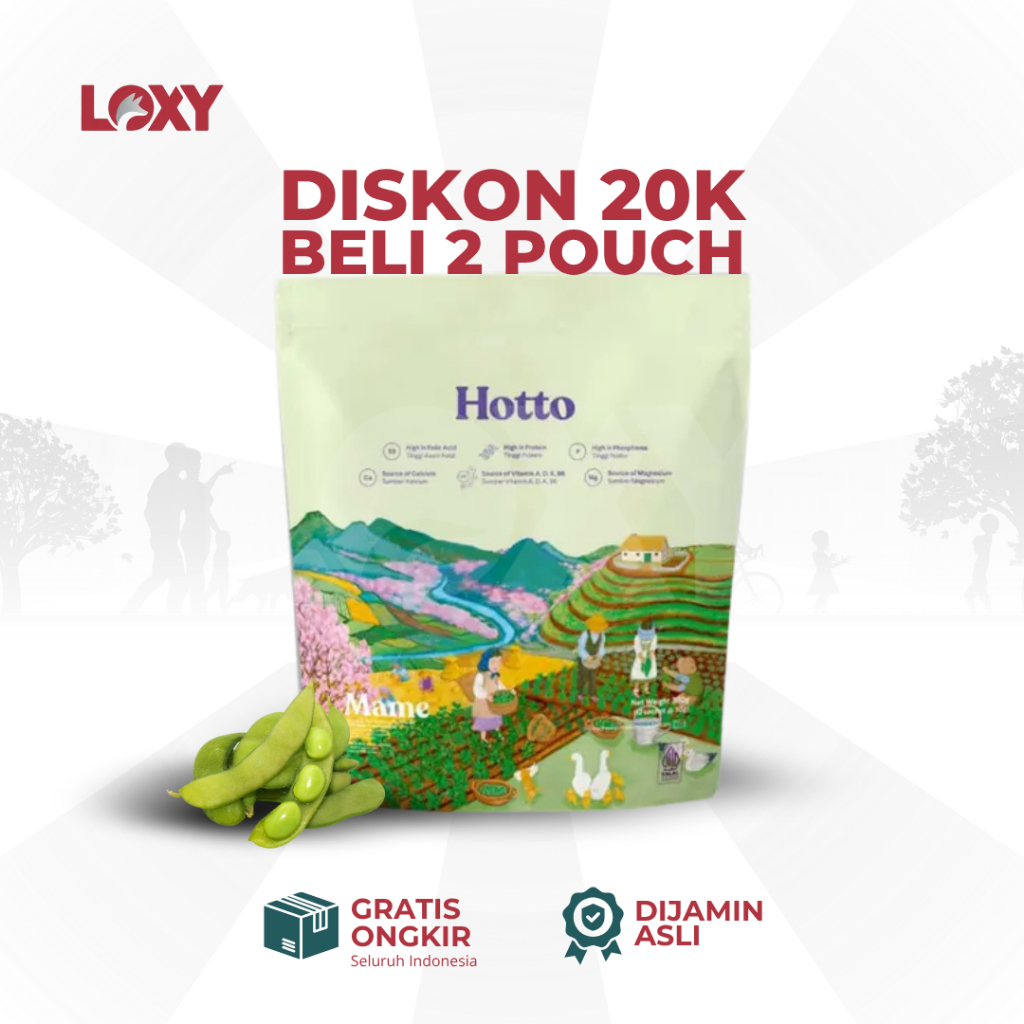 

Hotto Mame Protein Multigrain with Edamame 1 Pouch