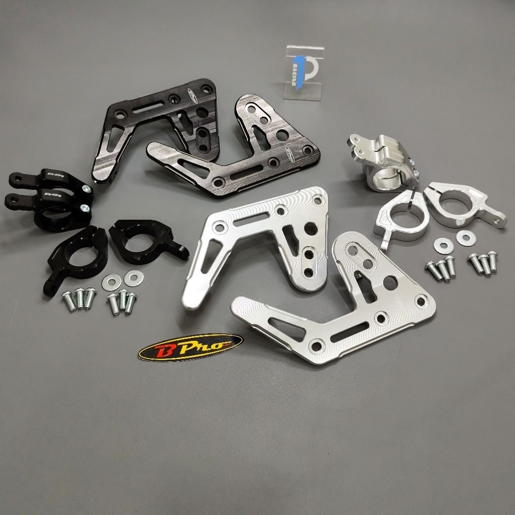 Bracket Breket Lampu Rx King BPro Kupingan Lampu Plus Cincin CNC Rx King Original B Pro