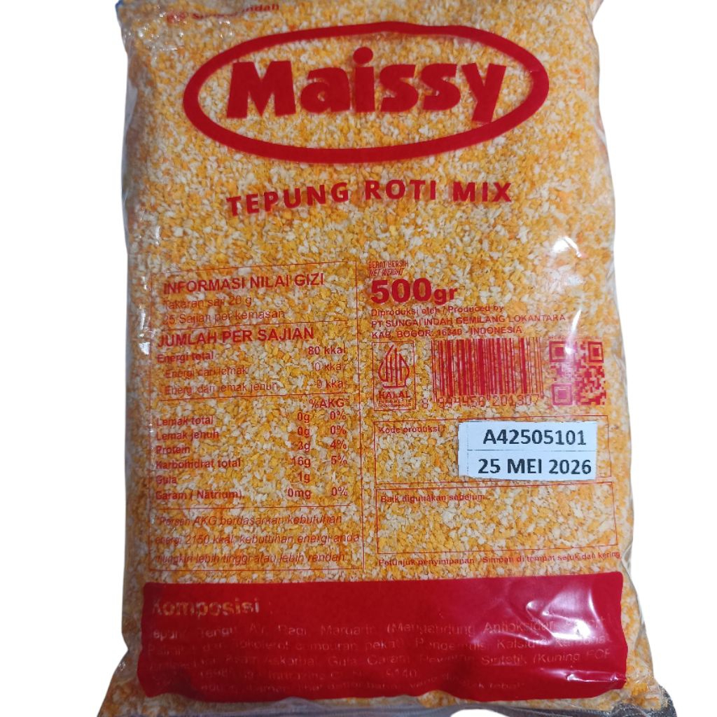 Tepung Roti Maissy Tepung Panir Risoles 500gr