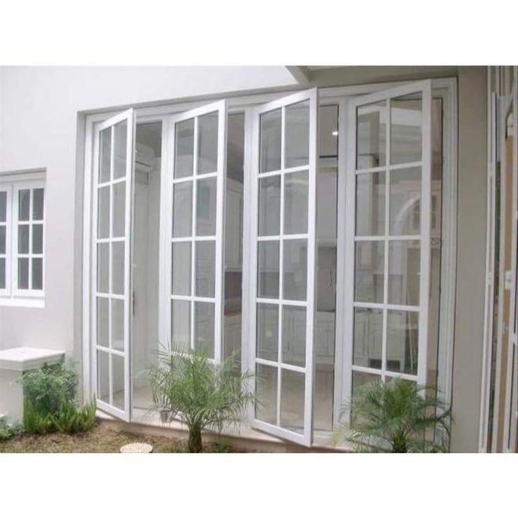 Jendela Casment 4 Daun T200 x L200 Ormamen / Jendela Aluminium Besar 200x200
