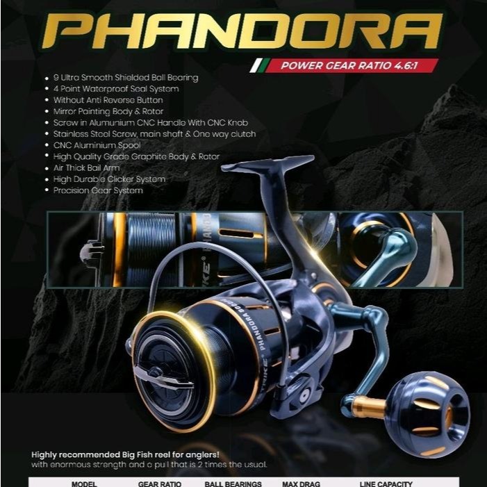 REEL GOSTRIKE VERSUS PHANDORA 8000PG - ORIGINAL