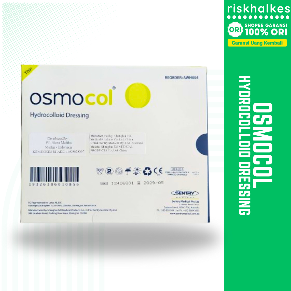 Osmocol Hydrocolloid Dressing Thin 10 x 10cm