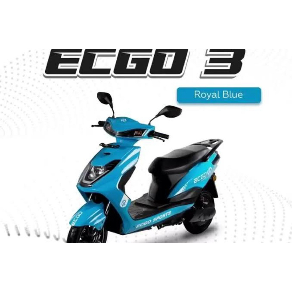 Hanya cash Motor Listrik  Ecgo 3 murah Baterai Sudah Lithium