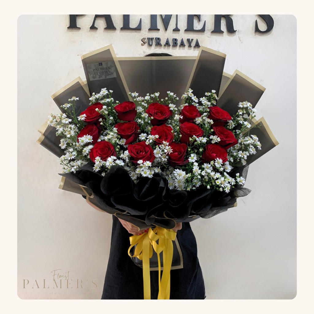 

[PALMERS] BUKET MAWAR GRADUATION