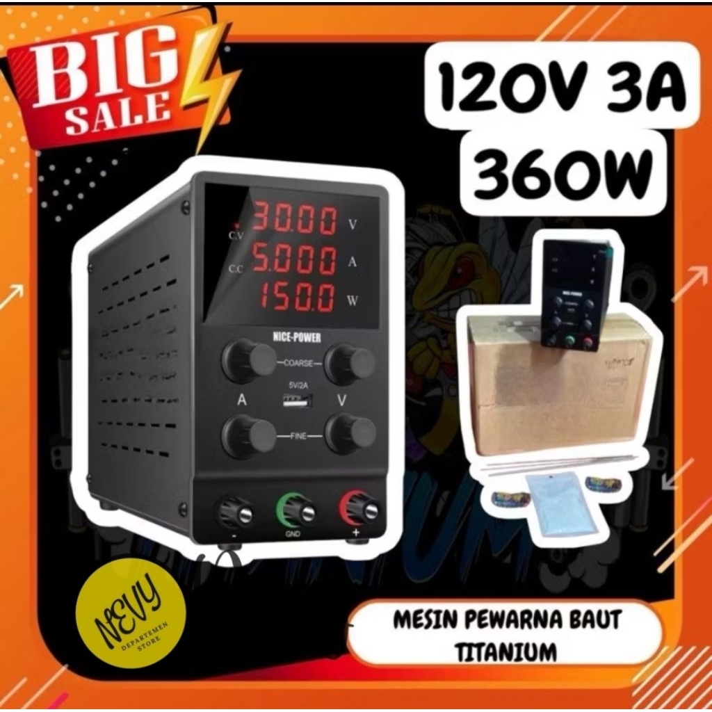 MESIN PEWARNA BAUT TITANIUM/EMBLEM TITANIUM / Mesin Anodize titanium