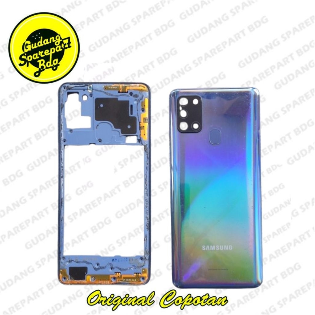 Tutup Belakang plus Backdoor Samsung A21S Second Copotan