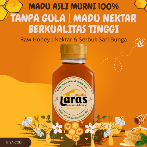

Madu Asli Murni 100% Tanpa Gula | Madu Nektar Berkualitas Tinggi Dorsata Cerana
