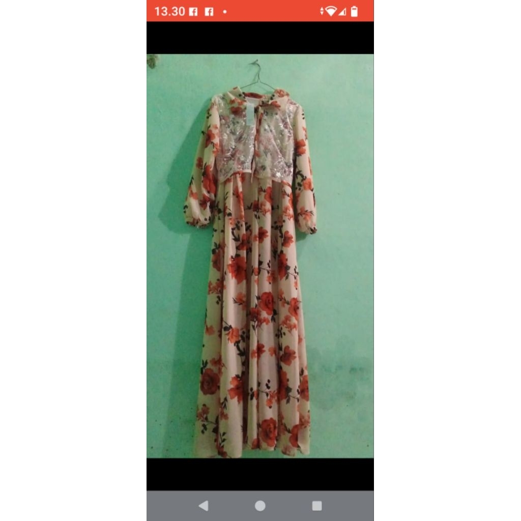 gamis ceruti mewah dan murah