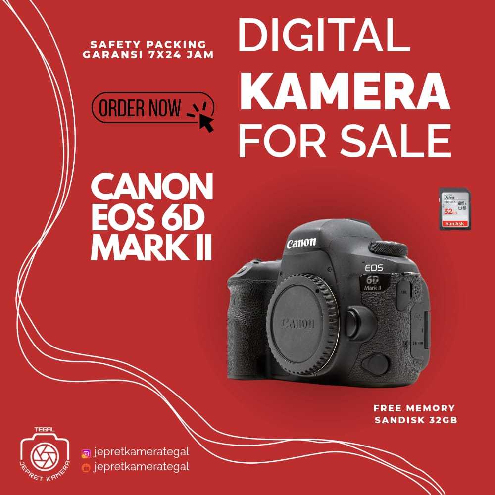 CANON EOS 6D II MARK 2 SC RENDAH MULUS FULSET MURAH