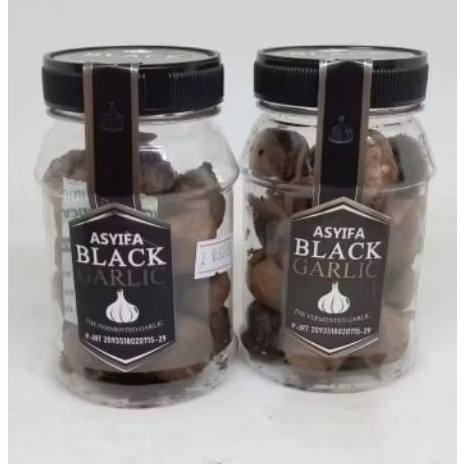 

black garlic 100 gram bawang tunggal herbal alami Asyifa bawang tunggal
