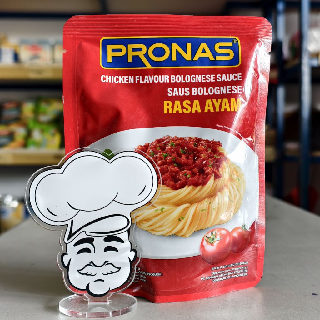 

Pronas Saus Spaghetti Ayam 175Gr / Chicken Spaghetty Sauce Pronas 175Gr / Saus Spageti Ayam