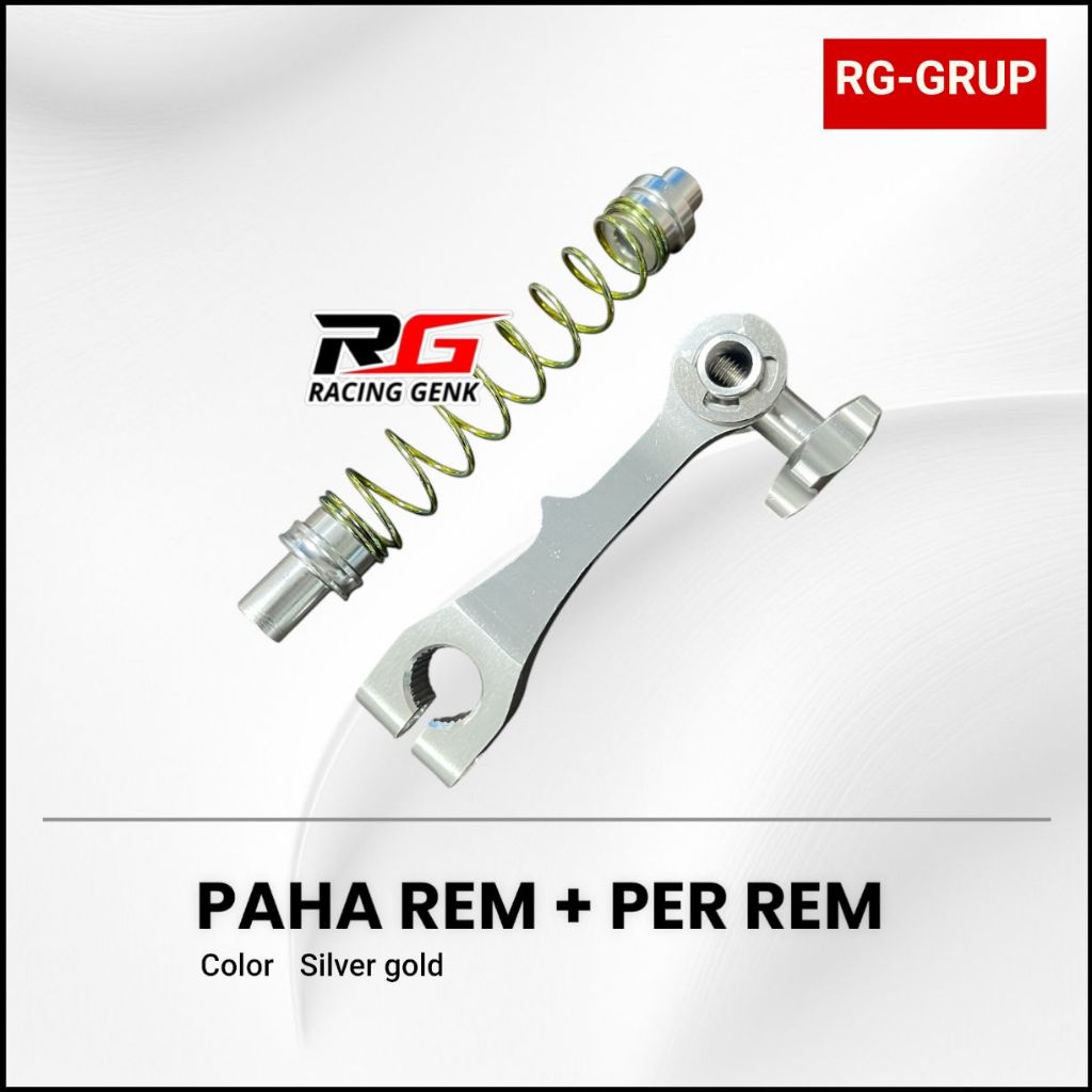 Lmv Racing Paket Paha Rem Belakang + per rem CNC Anti Karat Original Thailand Thailook Universal Sem