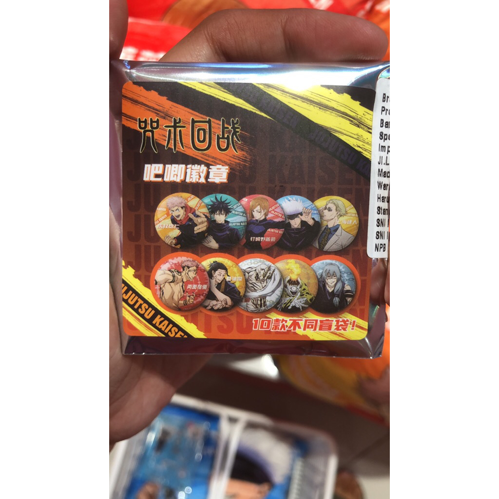 [READY STOCK] Merch Miniso Jujutsu Kaisen JJK Blindbox Pin Random