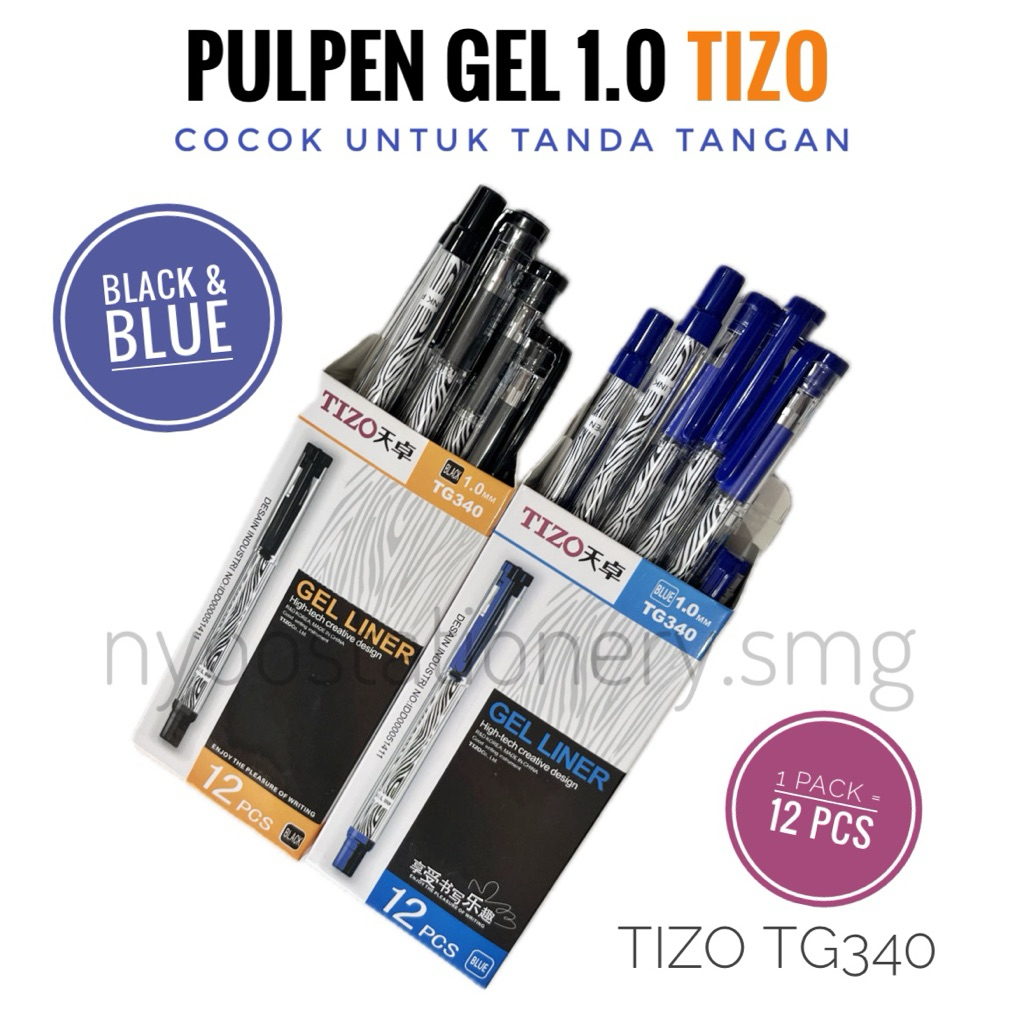 

PULPEN GEL 1.0 MM ZEBRA TIZO TG340 UNTUK TANDA TANGAN