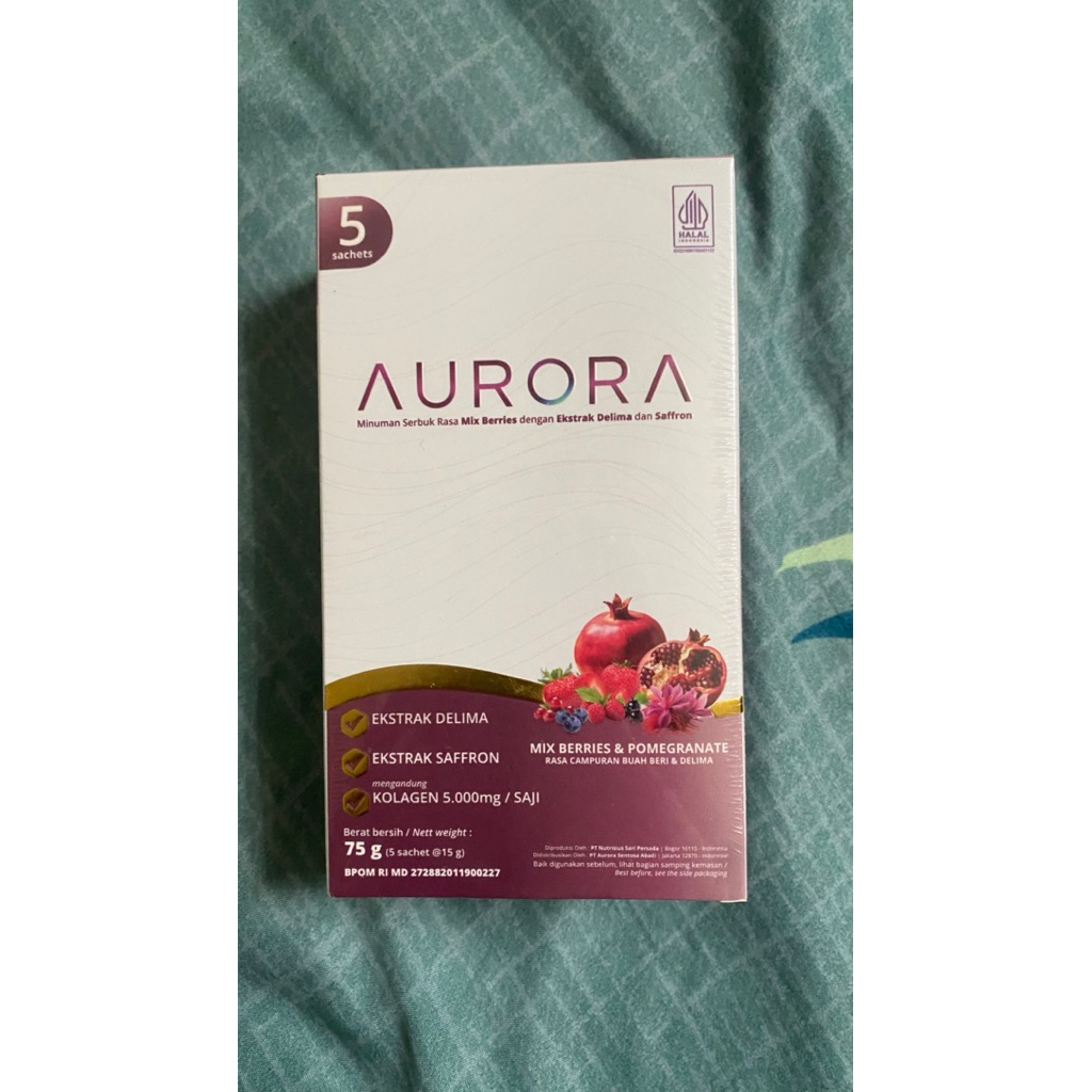 Aurora Saffron Collagen Isi 5