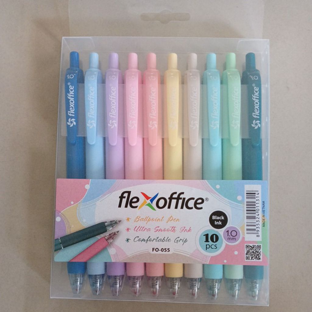 

Pulpen Flexoffice FO-055 hitam ( 1 pak isi 10 pcs )