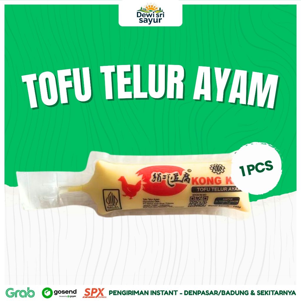 

Tofu Telur Ayam Kong Kee 1 pcs – Dewi Sri Sayur