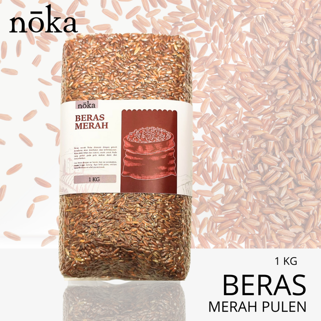 

Beras Merah Pulen Noka 1kg