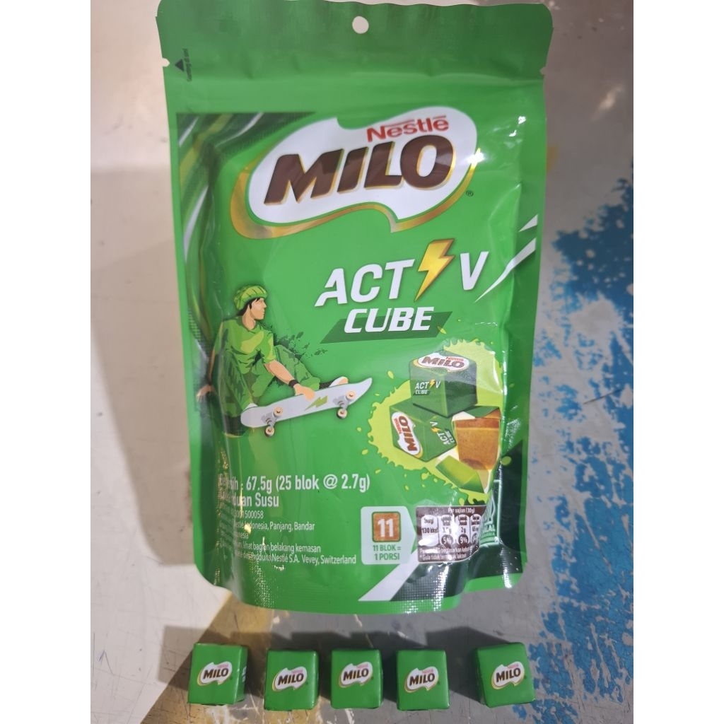 

Milo Cube Nestle Isi 25 Blok 67.5 Gram
