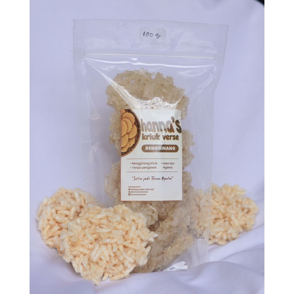 

Rengginang Mentah 100gr | Rengginang Kriuk | Rengginang Khas Bandung | Rengginang Gurih | Rengginan ketan | Rengginang siap goreng