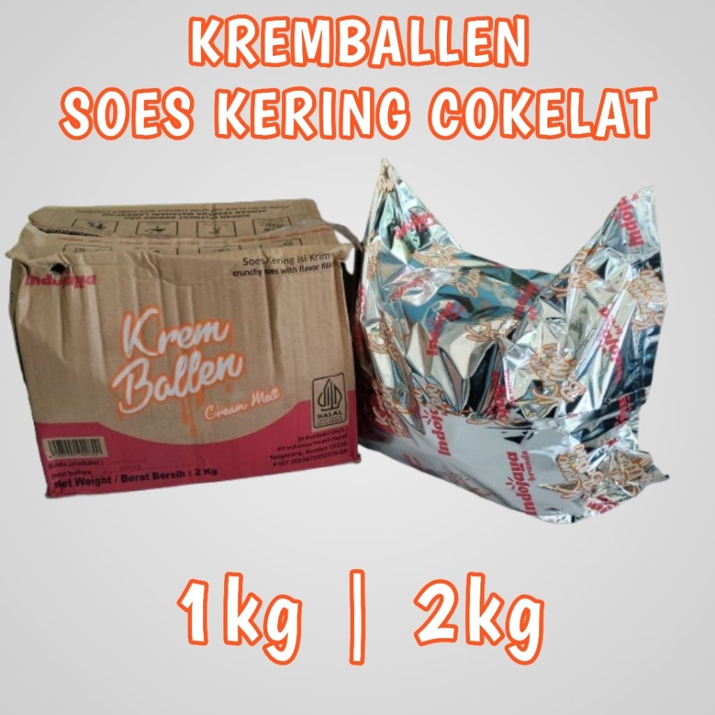 

SOES KERING COKELAT KREMBALLEN | 1kg | 2kg | SUS COKELAT, KLEPON, ES TELER | SNACK | MAKANAN RINGAN