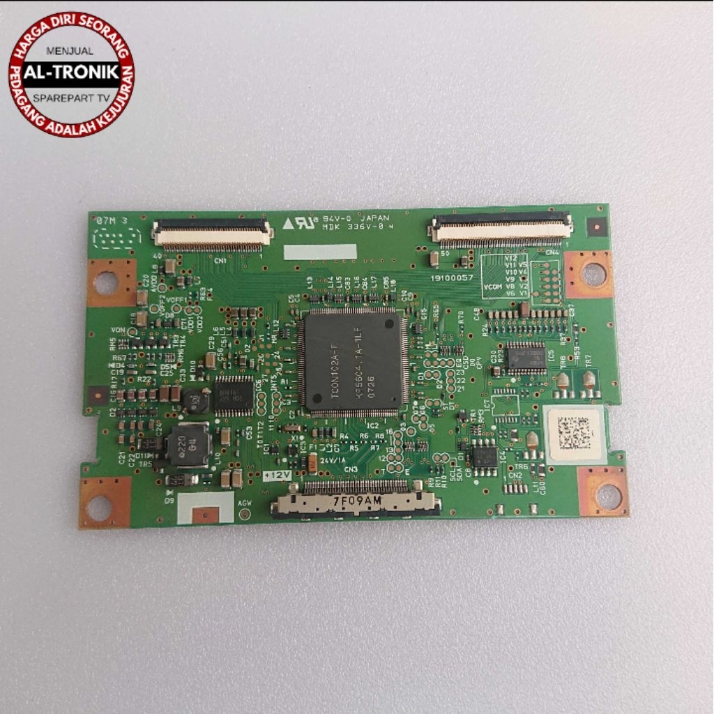 TCON BOARD TV LCD TOSHIBA 32 INCH MODEL 32A3000E TICON TIKON 32A3000