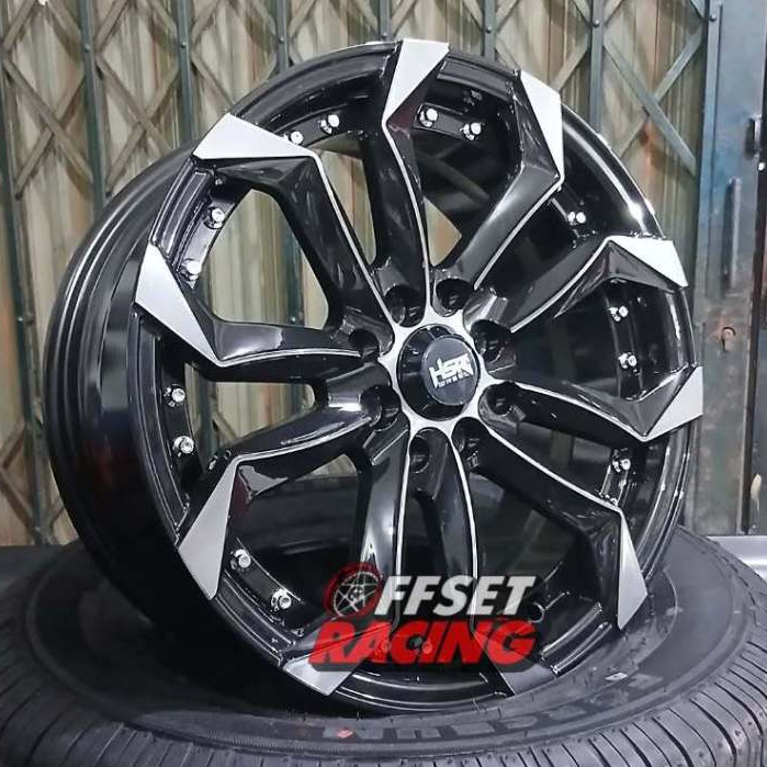 Velg Racing Ring 16 Brio Jazz Yaris Swift Agya Livina Velg Mobil HSR LABANG R16 Lebar 7