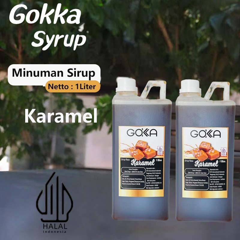 

GOKKA Sirup Minuman Rasa Karamel 1L Syrup / Karamel Juice