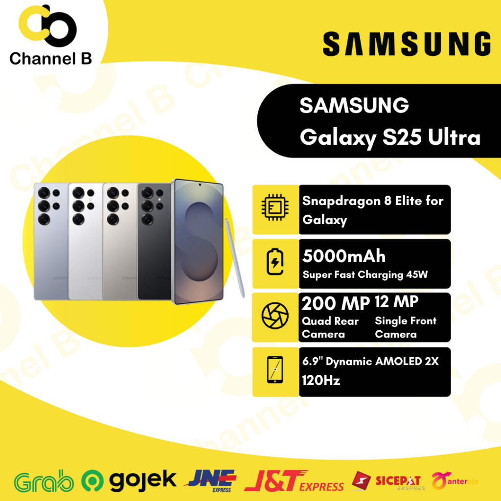 Samsung Galaxy S25 Ultra 5G Smartphone  ( Ram 12GB + Rom 512GB ) Garansi Resmi