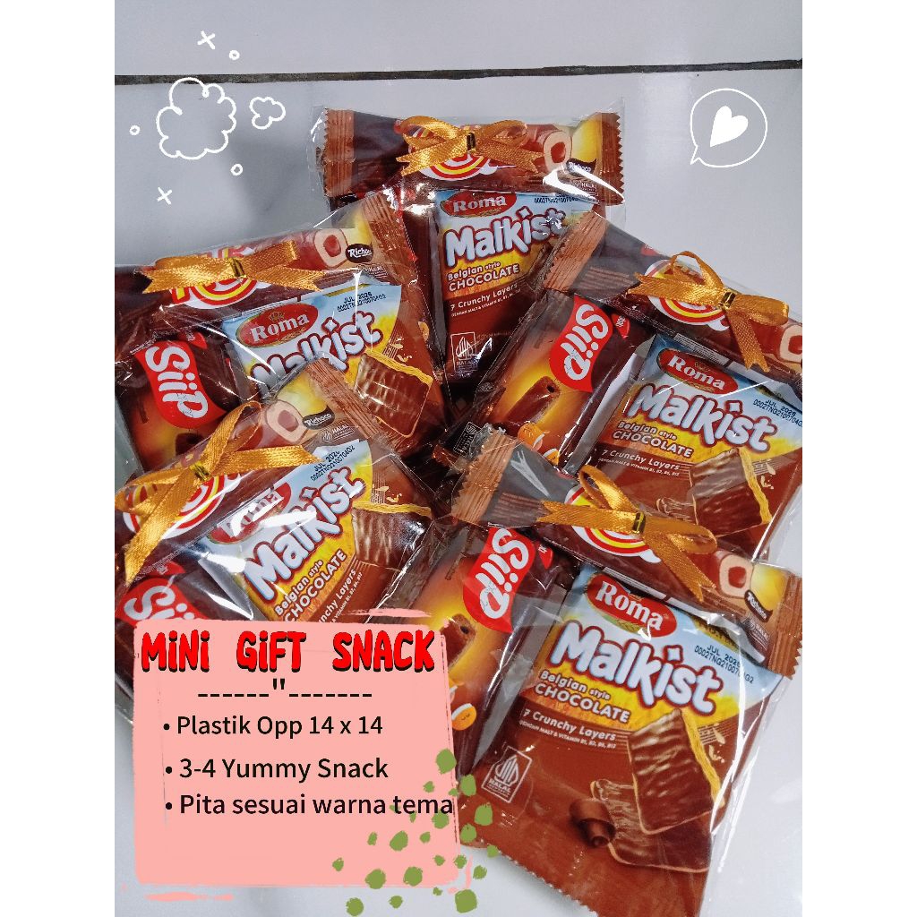 

Mini Gift Snack Tema Cokelat | Hampers Ulang Tahun | Isian Goodie Bags