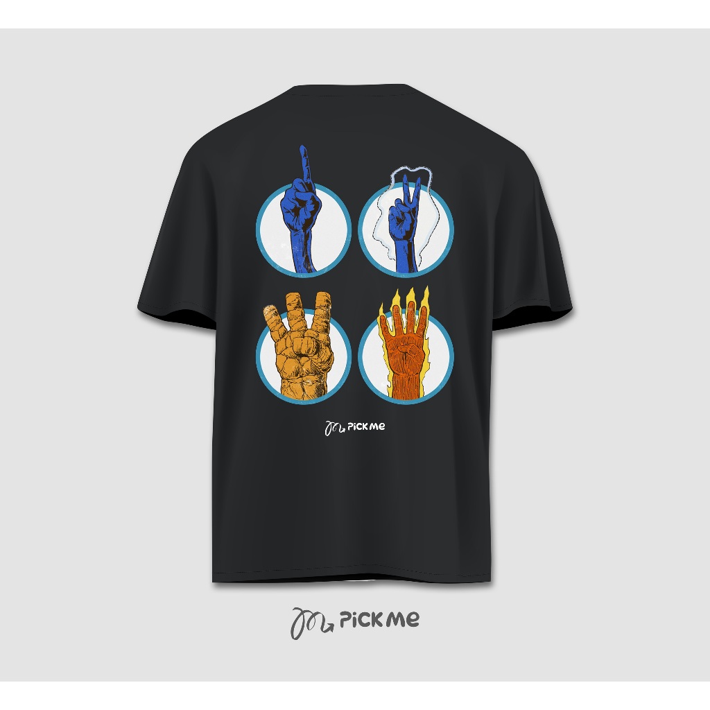 PICK ME  - Tshirt Kaos Fantastic 4 Four Superheroes