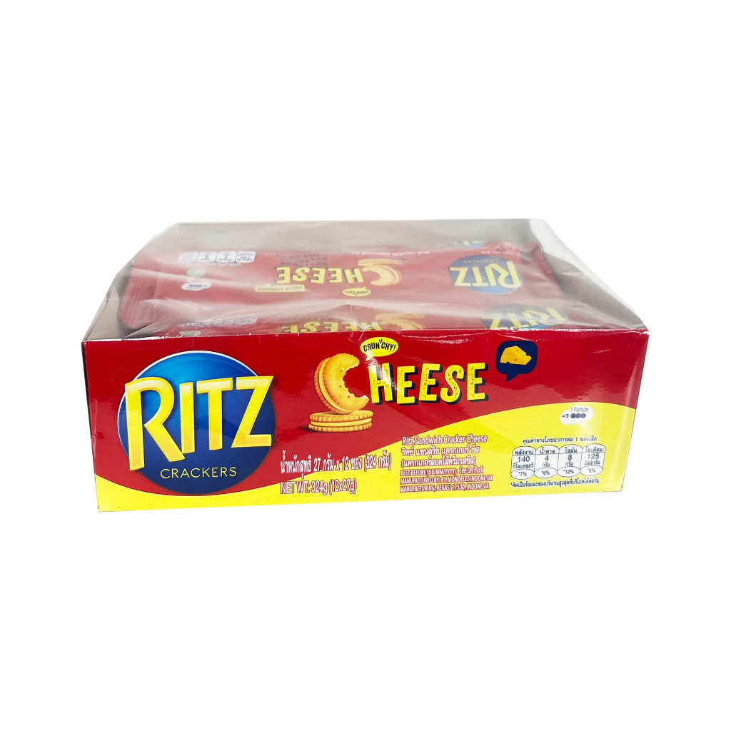 

Ritz Cheese Crackers Sandwich Biskuit 324g 1 Box Isi 12 Sachet