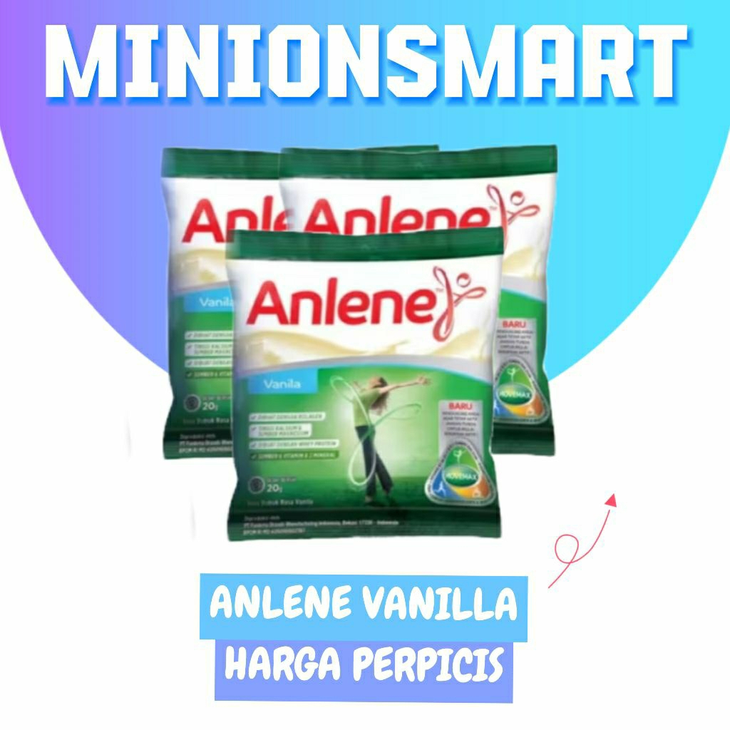 

anlene vanilla, coklat, minionsmart