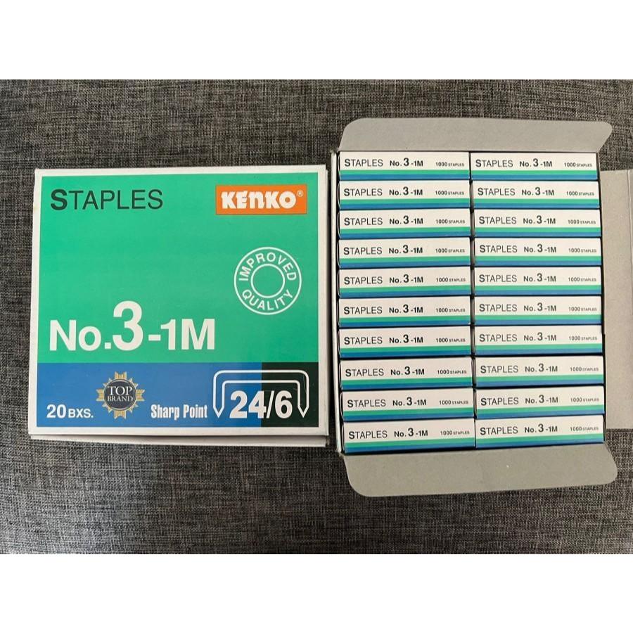 

Isi Staples No. 3-1M Sharp Point 24/6 Kenko