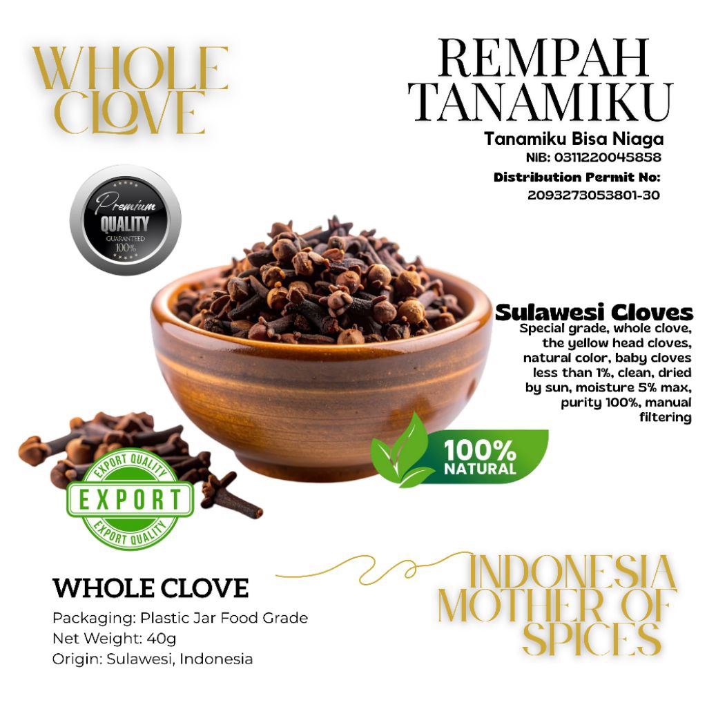 

Cengkeh Kering Sulawesi Bersih Bebas Jamur Kualitas Ekspor