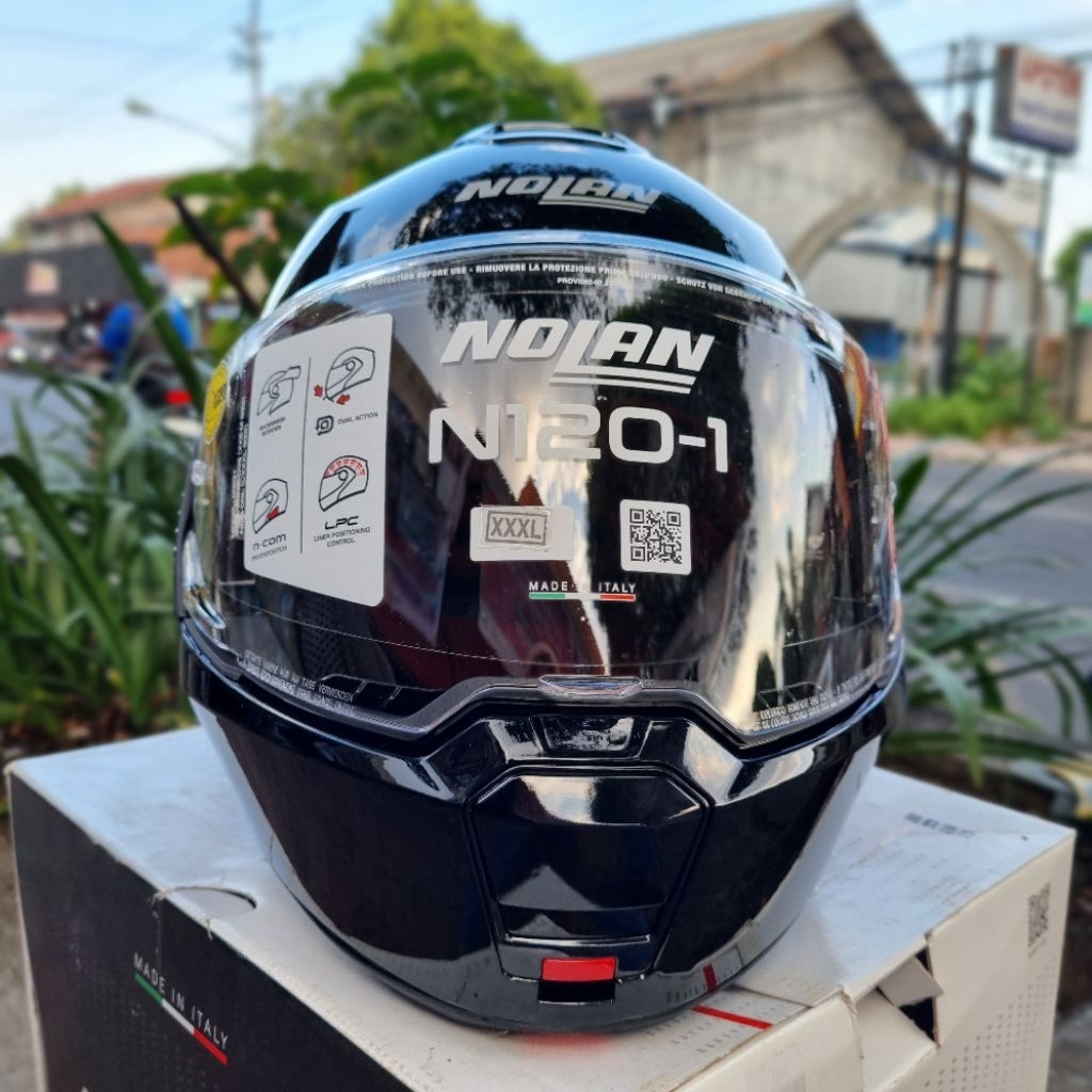 NOLAN MODULAR N120 CLASSICO BLACK GLOSS