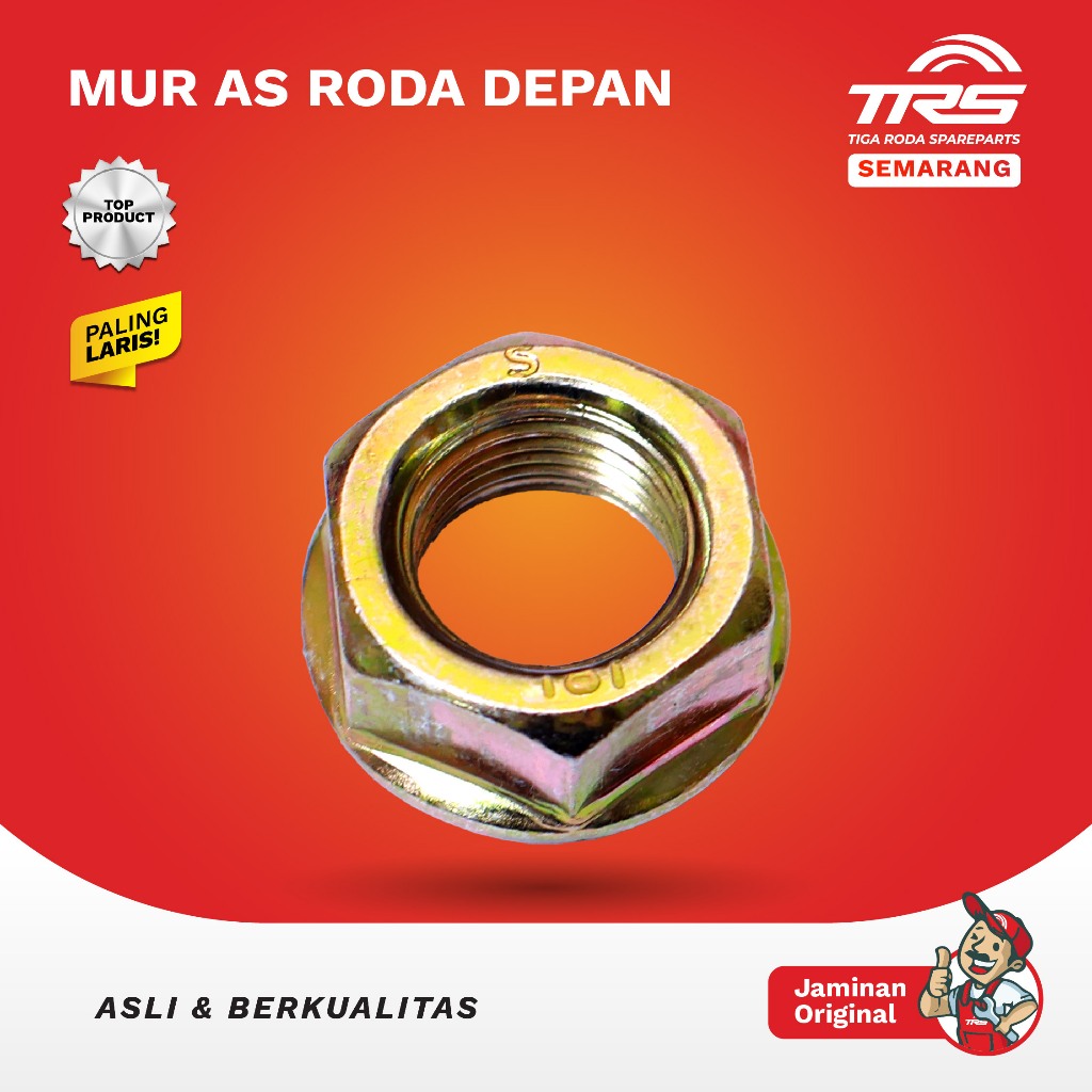 TRS Mur As Roda Depan Viar Kaisar Tossa Nozomi Appktm Happy Roda 3 Spareparts Original TRS SEMARANG