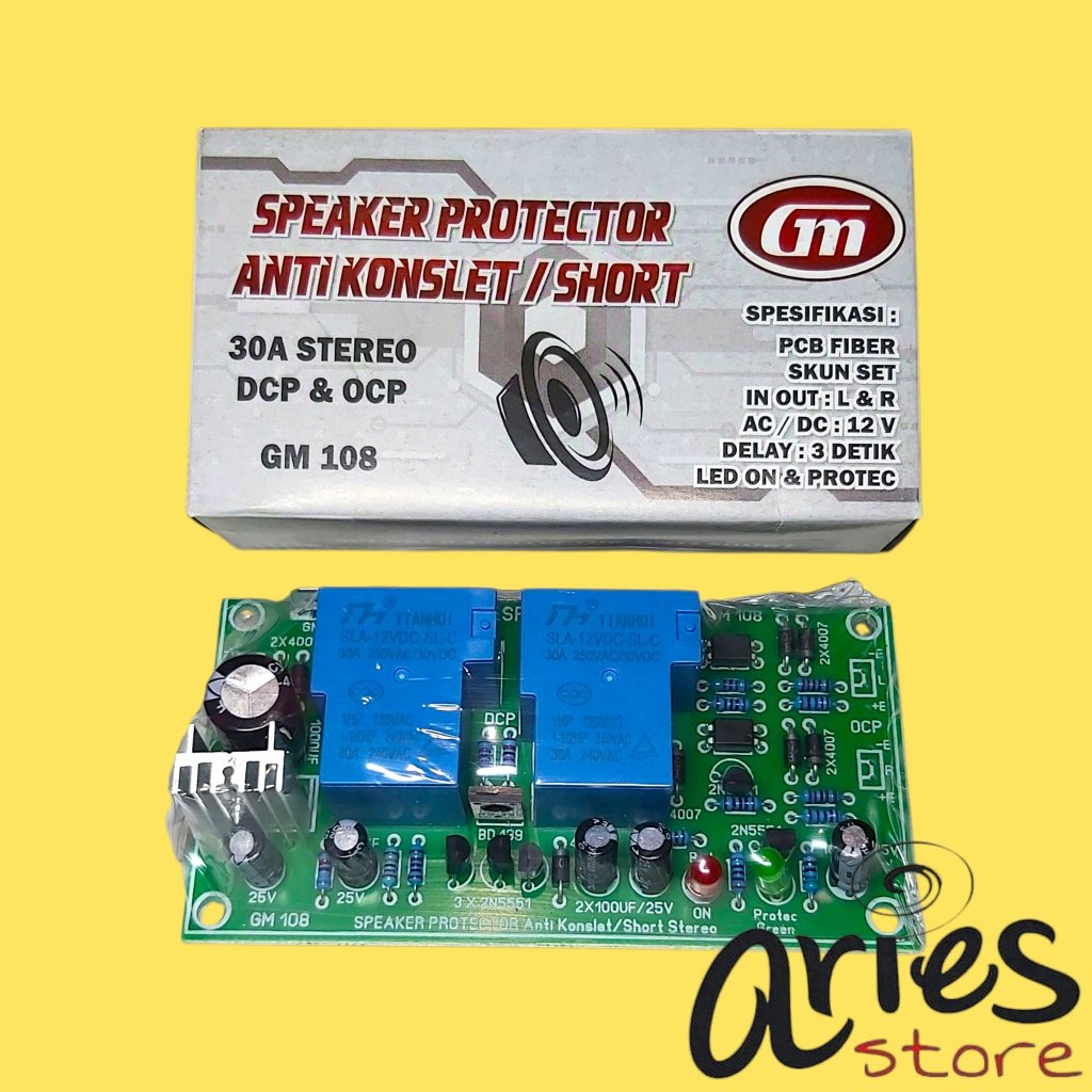 KIT SPEAKER PROTECTOR ANTI KONSLET SHORT GM 108